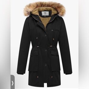 Winter Coat Military Porka Hooded Small